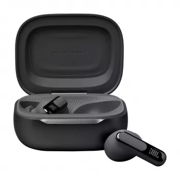 JBL Live Beam 3 ausinės belaidės į ausis pokalbiams/muzikai/sportui/kasdienai Bluetooth juoda