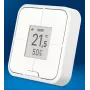 Prie sienos tvirtinamas belaidis išmanusis valdiklis FRITZ Smart Control 440 — baltas, 69×69×18 mm