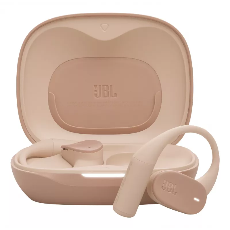 JBL Sense Lite ausinės belaidės užkabinamos už ausies Skambučiai / Muzika Bluetooth smėlinės