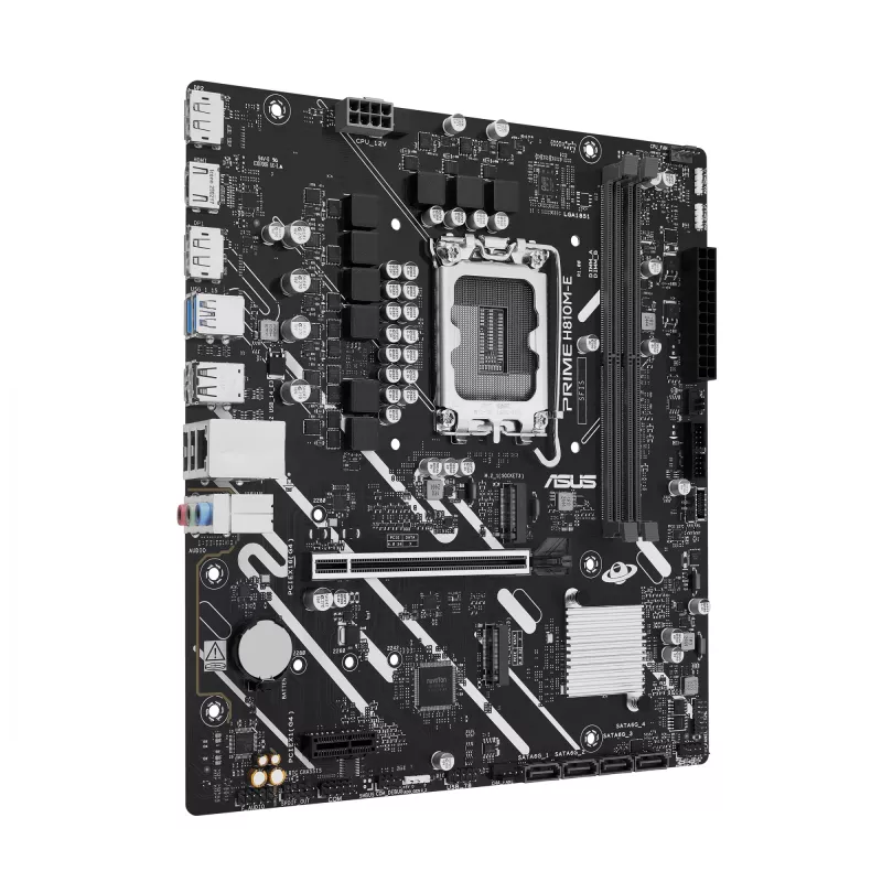 ASUS PRIME H810M-E-CSM pagrindinė plokštė, LGA1851, Intel H810, mATX, 2×DDR5, 2×DisplayPort, 1×HDMI