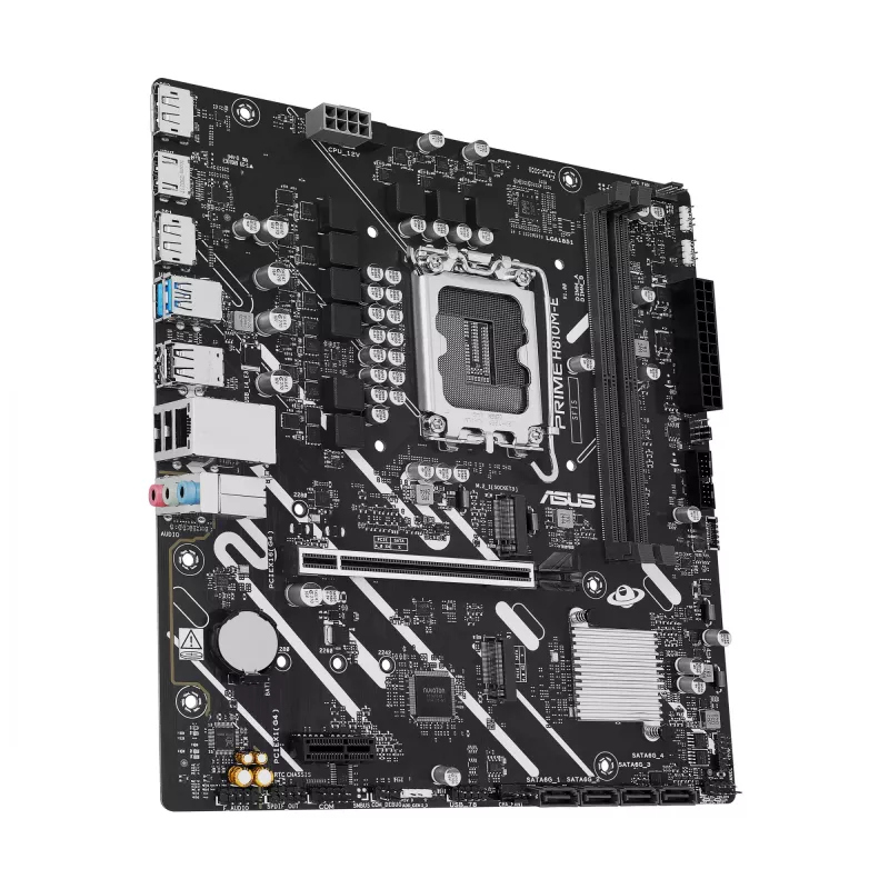 ASUS PRIME H810M-E-CSM pagrindinė plokštė, LGA1851, Intel H810, mATX, 2×DDR5, 2×DisplayPort, 1×HDMI