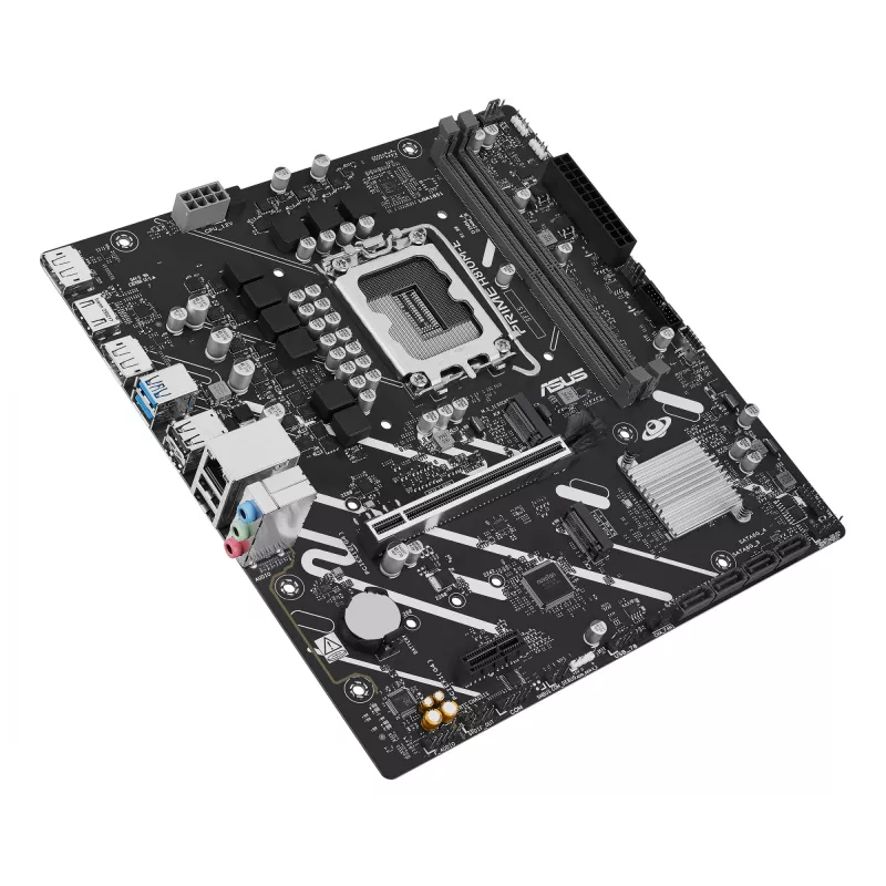 ASUS PRIME H810M-E-CSM pagrindinė plokštė, LGA1851, Intel H810, mATX, 2×DDR5, 2×DisplayPort, 1×HDMI
