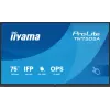 iiyama TN7505A-B1AG informacinis ekranas interaktyvus plokščias skydas 189,3 cm (74,5 col.) 500 cd/m² 4K Ultra HD juoda jutiklinis ekranas