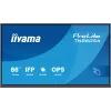 iiyama TN8605A-B1AG reklaminis ekranas Interaktyvus plokščiasis skydas 2,17 m (85,6 col.) 500 cd/m² 4K Ultra HD juodas jutiklinis ekranas