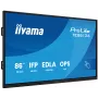 Interaktyvus plokščiasis ekranas IIYAMA TE8613A-B2AG 85,6 colio (2,17 m) 4K UHD, 500 cd/m², Wi‑Fi, Android, 24/7