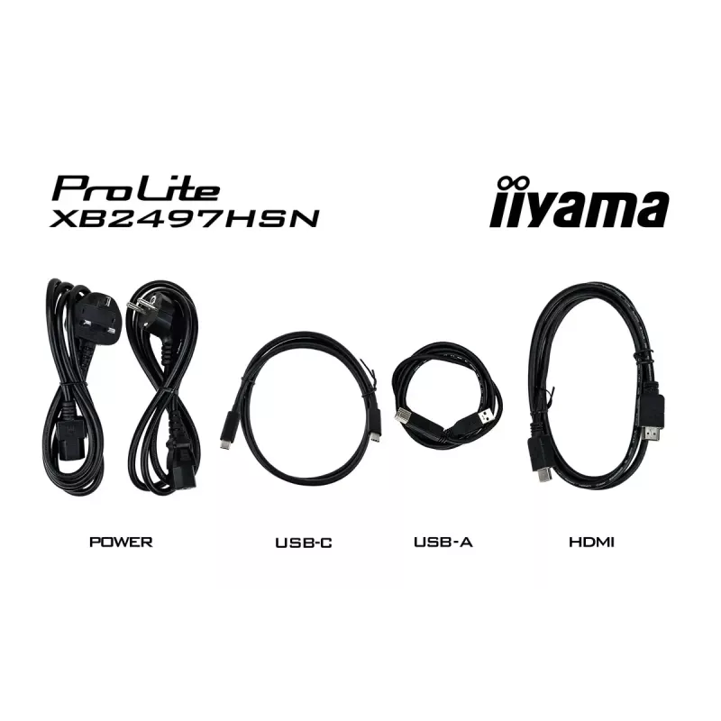 iiyama ProLite XB2497HSN-B1 kompiuterio monitorius 60,5 cm (23,8 colio) 1920 x 1080 pikselių Full HD LED juodas