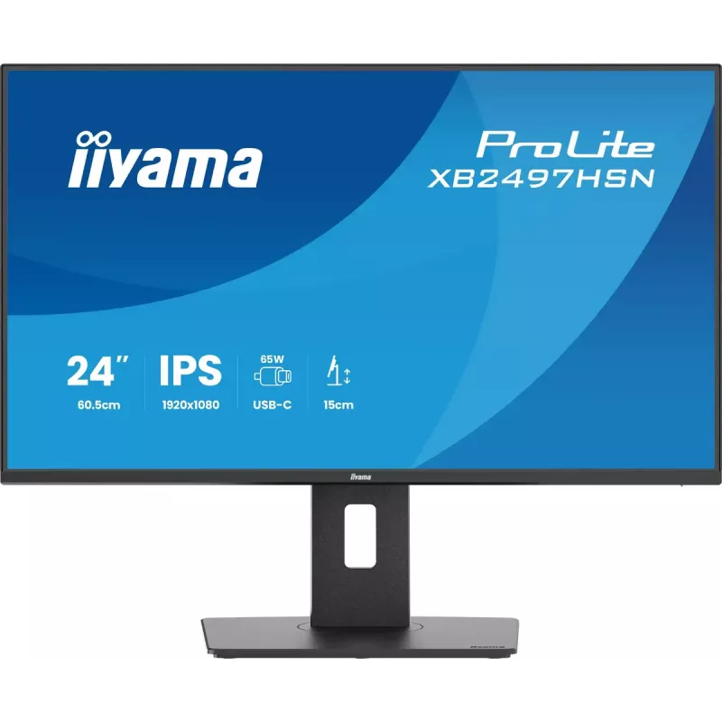 iiyama ProLite XB2497HSN-B1 kompiuterio monitorius 60,5 cm (23,8 colio) 1920 x 1080 pikselių Full HD LED juodas