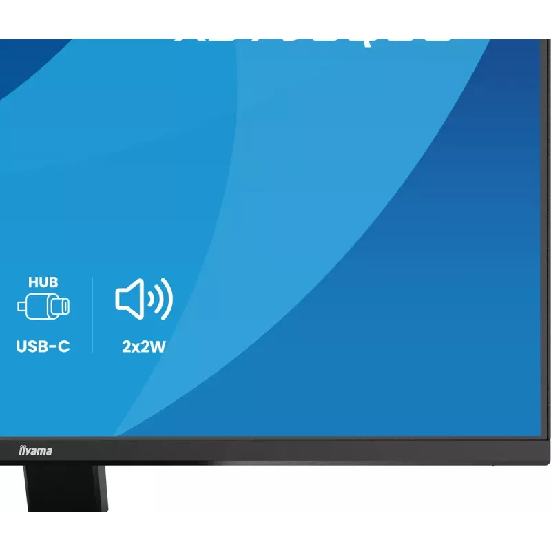 27 colių IIYAMA ProLite X2793QSU-B1 Quad HD 2560x1440 IPS LED monitorius, 1 ms, USB šakotuvas, garsiakalbiai, VESA