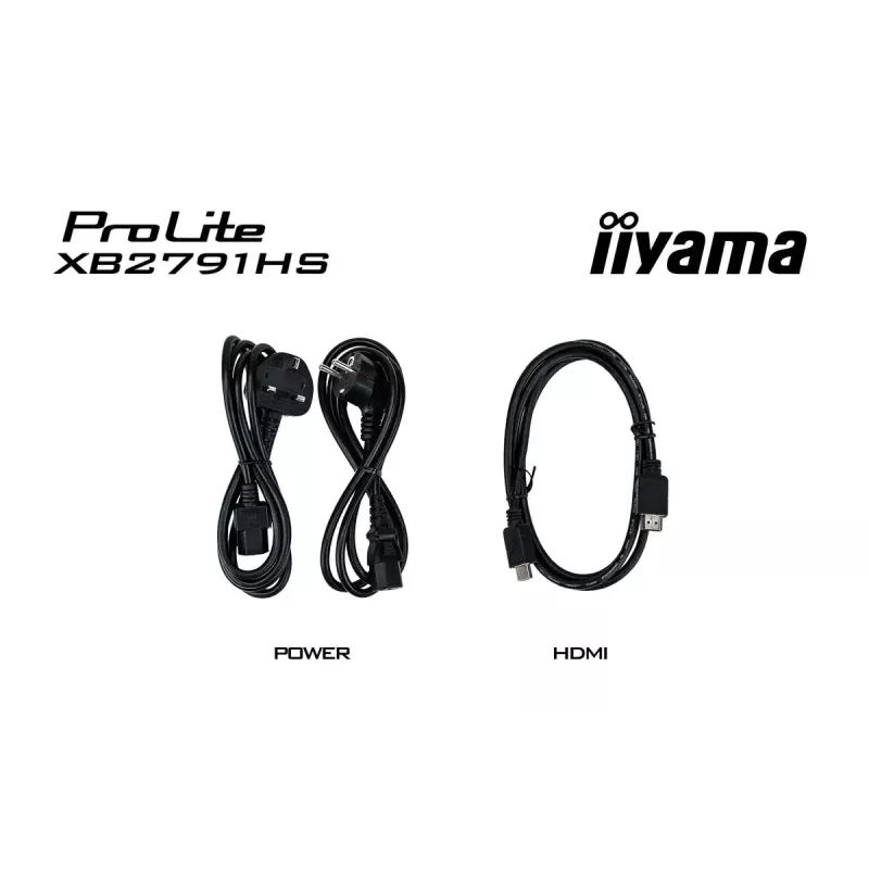 iiyama ProLite XB2791HS-B1 kompiuterio monitorius 68,6 cm (27 col.) 1920 x 1080 pikselių Full HD LED juodas