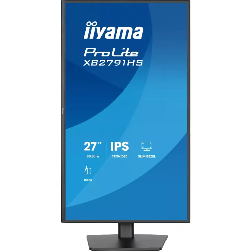 iiyama ProLite XB2791HS-B1 kompiuterio monitorius 68,6 cm (27 col.) 1920 x 1080 pikselių Full HD LED juodas