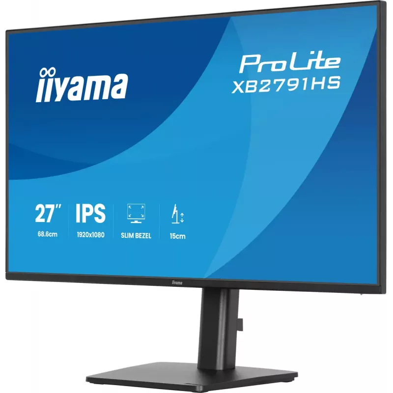 iiyama ProLite XB2791HS-B1 kompiuterio monitorius 68,6 cm (27 col.) 1920 x 1080 pikselių Full HD LED juodas