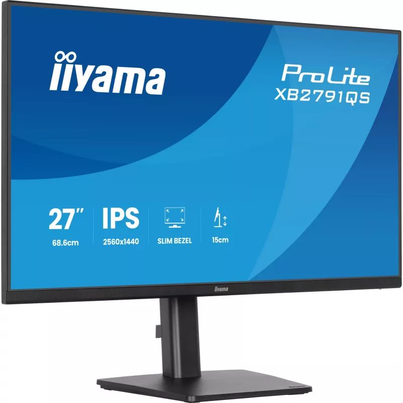 iiyama ProLite XB2791QS-B1 kompiuterio monitorius 68,6 cm (27 colių) 2560 x 1440 pikselių Quad HD LED juodas