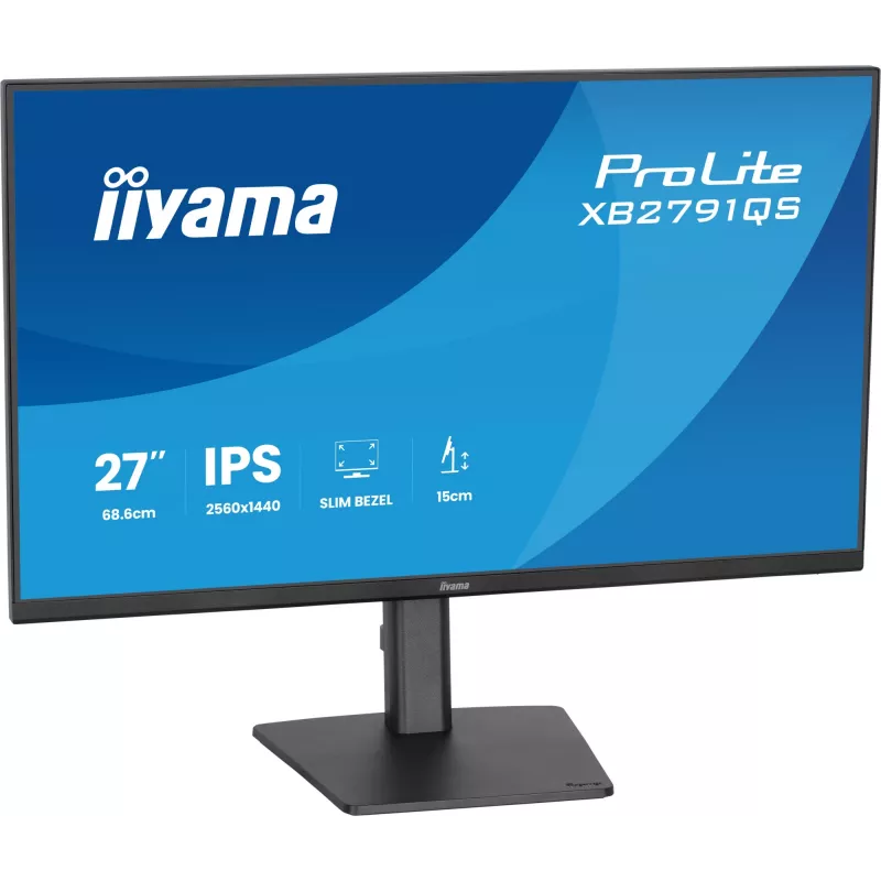 iiyama ProLite XB2791QS-B1 kompiuterio monitorius 68,6 cm (27 colių) 2560 x 1440 pikselių Quad HD LED juodas