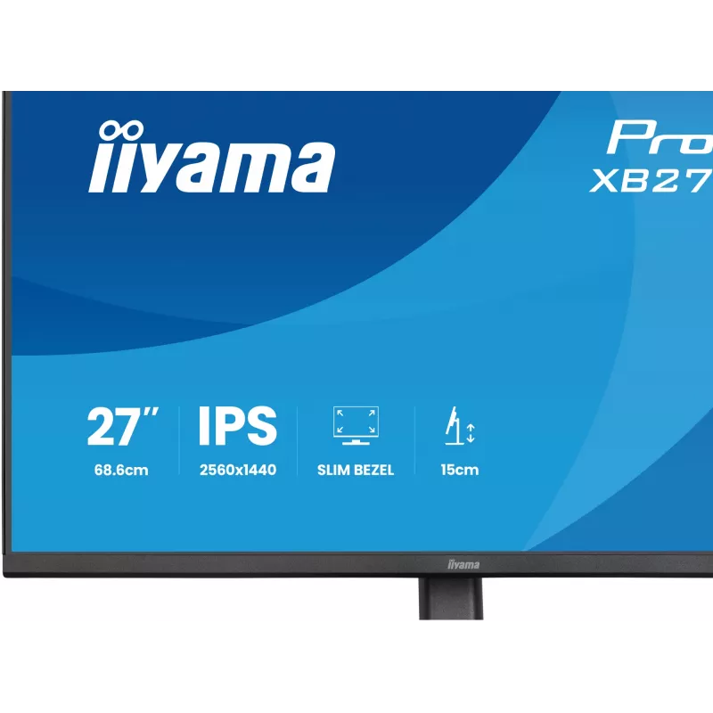 iiyama ProLite XB2791QS-B1 kompiuterio monitorius 68,6 cm (27 colių) 2560 x 1440 pikselių Quad HD LED juodas