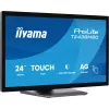iiyama ProLite T2438MSC-B2 kompiuterio monitorius 60,5 cm (23,8 col.) 1920 x 1080 pikselių Full HD LED jutiklinis ekranas Juoda