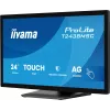 iiyama ProLite T2438MSC-B2 kompiuterio monitorius 60,5 cm (23,8 col.) 1920 x 1080 pikselių Full HD LED jutiklinis ekranas Juoda