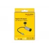 USB Type-C adapteris DeLOCK 64116 Gigabit LAN maitinimo tiekimas pilka
