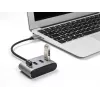 DeLOCK 63190 USB šakotuvas 3.2 Gen 1 Type-A 5000 Mbit/s juodas
