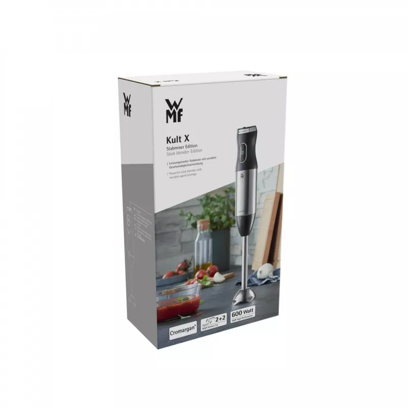 WMF Kult X 04165500 Panardinamasis trintuvas 600 W Juoda, Metalinė