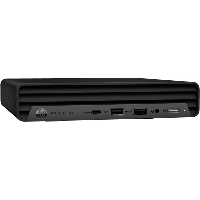 HP Pro Mini 400 G9 Intel® Core™ i3 i3-13100T 8 GB DDR4-SDRAM 256 GB SSD Windows 11 Pro Mini kompiuteris juodas