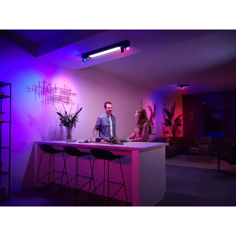 Philips Hue White and colour ambience Centris 4 taškų lubinis šviestuvas