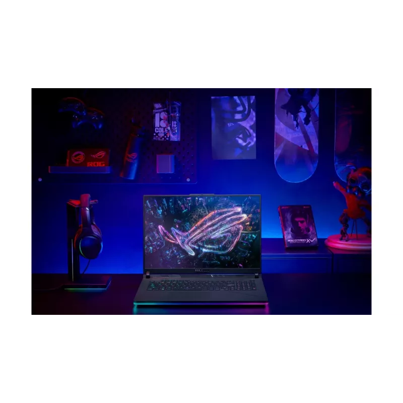 ASUS ROG Strix G16 G614PR-RV081W AMD Ryzen™ 9 8940HX Nešiojamas kompiuteris 40,6 cm (16 colių) WUXGA 32 GB DDR5-SDRAM 1 TB SSD NVIDIA GeForce RTX 5070 Ti Wi-Fi 6E (802.11ax) Windows 11 Home Vokiška Juoda, Pilka