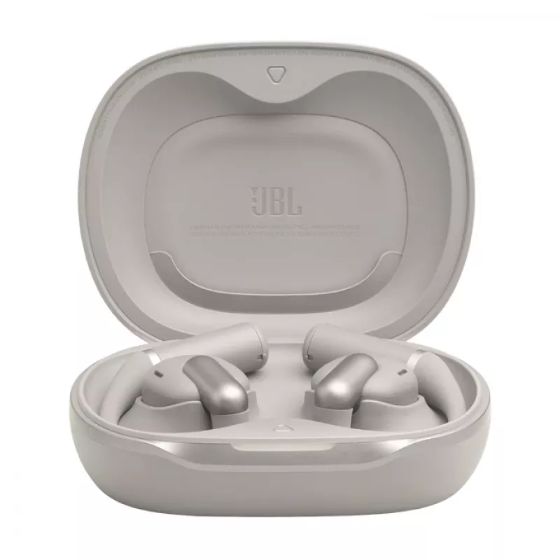 Ausinės JBL Sense Pro TWS ausies kabliukas skambučiams ir muzikai, 20–40000 Hz, USB-C įkrovimo stovas, Pilka, 95,2 g