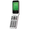 Feature phone Doro Leva E30 clamshell, 2,8 colio (7,11 cm) 320x240, Single SIM, 0,3 MP kamera, 1150 mAh, IP55, Raudona/Balta
