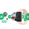 Samsung Galaxy Fit3 4,06 cm (1,6 colio) AMOLED 40 mm Skaitmeninis 256 x 402 pikseliai Liečiamas ekranas Sidabrinis
