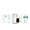 Samsung Galaxy Fit3 4,06 cm (1,6 colio) AMOLED 40 mm Skaitmeninis 256 x 402 pikseliai Liečiamas ekranas Sidabrinis