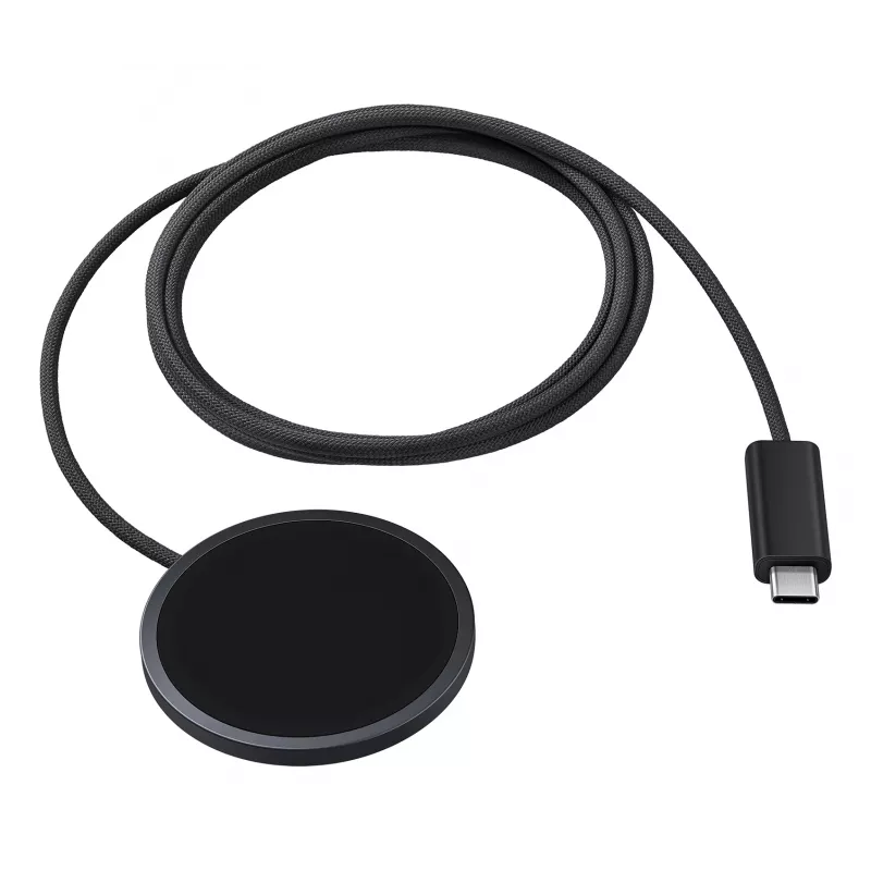“Samsung Magnetinis belaidis įkroviklis 25W Blck išmanusis telefonas juodas USB belaidis įkrovimas greitas įkrovimas vidaus”
