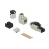 DeLOCK 86289 RJ45 kištukas lauko montavimui Cat.6A metalinis kampinis