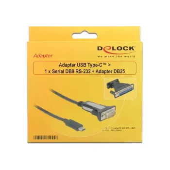 Nuoseklusis laidas DeLOCK 62904 juodas 1,8 m DB-9