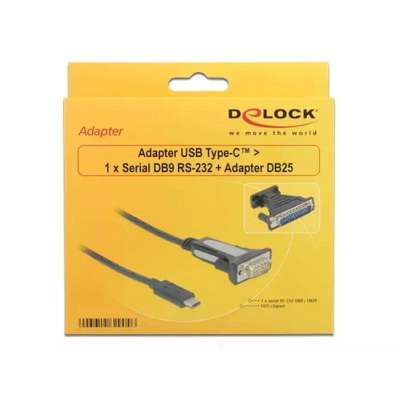 Nuoseklusis laidas DeLOCK 62904 juodas 1,8 m DB-9
