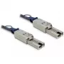 Kabelis mini SAS 26 kontaktų DeLOCK 83061 1 m juodas