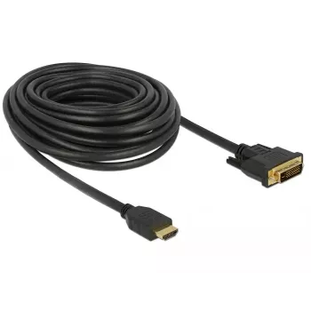 Vaizdo kabelio adapteris DeLOCK 85657 10 m HDMI A tipo į DVI, juodas