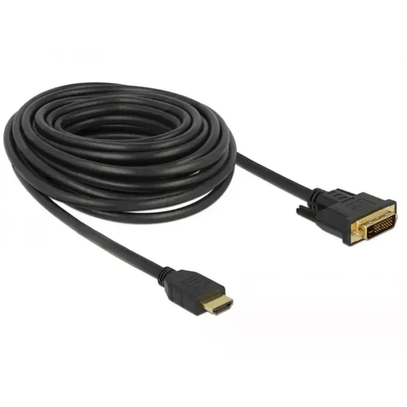 Vaizdo kabelio adapteris DeLOCK 85657 10 m HDMI A tipo į DVI, juodas