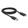 USB laidas DeLOCK 84019 2m USB 3.2 Gen 1 USB A USB C Juodas