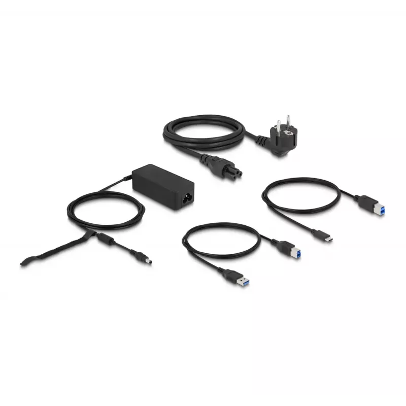 DeLOCK USB dokinė stotis su dviem DisplayPort 4K, USB 3.2, LAN ir garsu