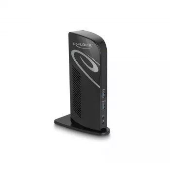 DeLOCK USB dokinė stotis su dviem DisplayPort 4K, USB 3.2, LAN ir garsu