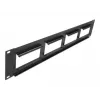 Pataisų skydelis DeLOCK Easy 45 19 colių 4 x 90,5 x 45,2 mm 2U juodas