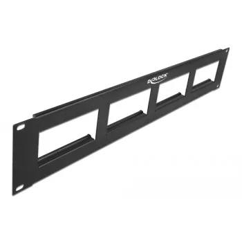 Pataisų skydelis DeLOCK Easy 45 19 colių 4 x 90,5 x 45,2 mm 2U juodas