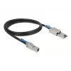 Tinklo kabelis DeLOCK 83734 Mini SAS HD SFF-8644 į Mini SAS SFF-8088 1 m juodas