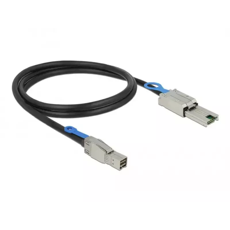 Tinklo kabelis DeLOCK 83734 Mini SAS HD SFF-8644 į Mini SAS SFF-8088 1 m juodas