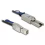 Tinklo kabelis DeLOCK 83734 Mini SAS HD SFF-8644 į Mini SAS SFF-8088 1 m juodas