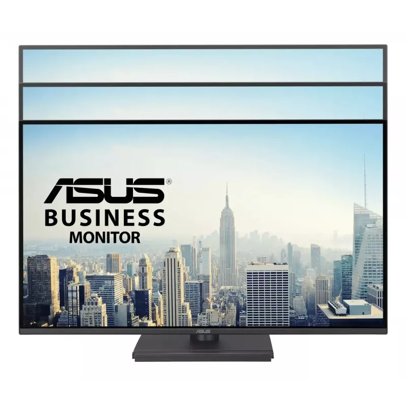 27 colių ASUS BE27AQ IPS LCD monitorius, 2560 x 1440 WQHD, 5 ms, USB 3.2 šakotuvas, aukščio reguliavimas, VESA, įmontuoti garsiakalbiai, juodas