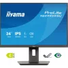 Monitorius IIYAMA ProLite XB2495WSU-B1 24,1 colio (61,2 cm) 1920×1200 IPS Full HD, 4 ms, USB 3.2 šakotuvas, aukščio reguliavimas, garsiakalbiai