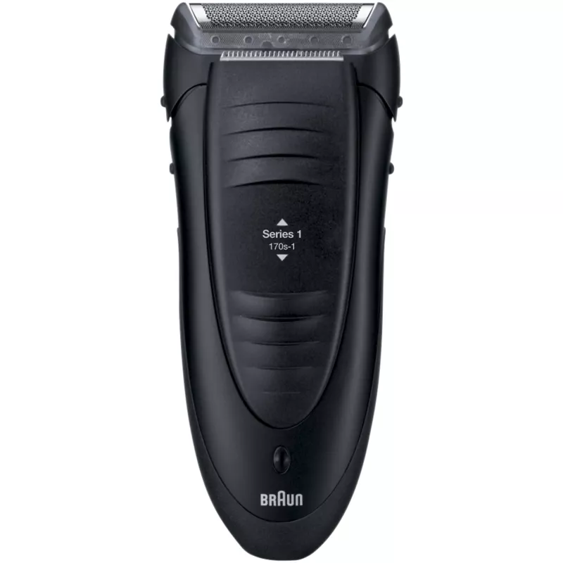 Braun Series 1 -170 folijos skutiklis su kirptuku, juodas