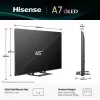 Hisense A7Q 65A7Q 165.1 cm (65 colių) 4K Ultra HD išmanusis televizorius Wi-Fi juodas 400 cd/m²