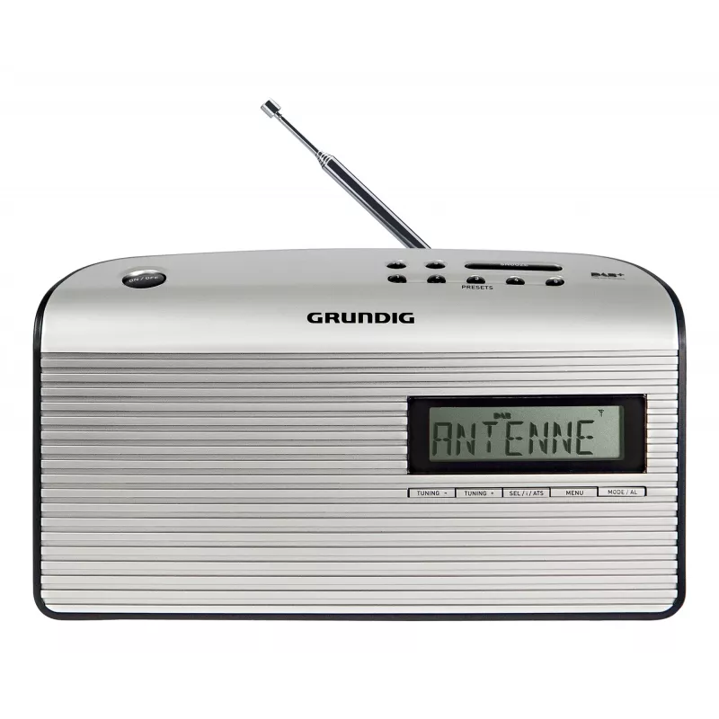 Grundig Music 7000X DAB+ BP Nešiojamas skaitmeninis sidabrinis